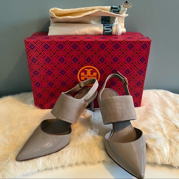 Tory Burch Ashton Slingback Pumps - Picture 3 of 15